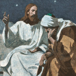 Christ with woman